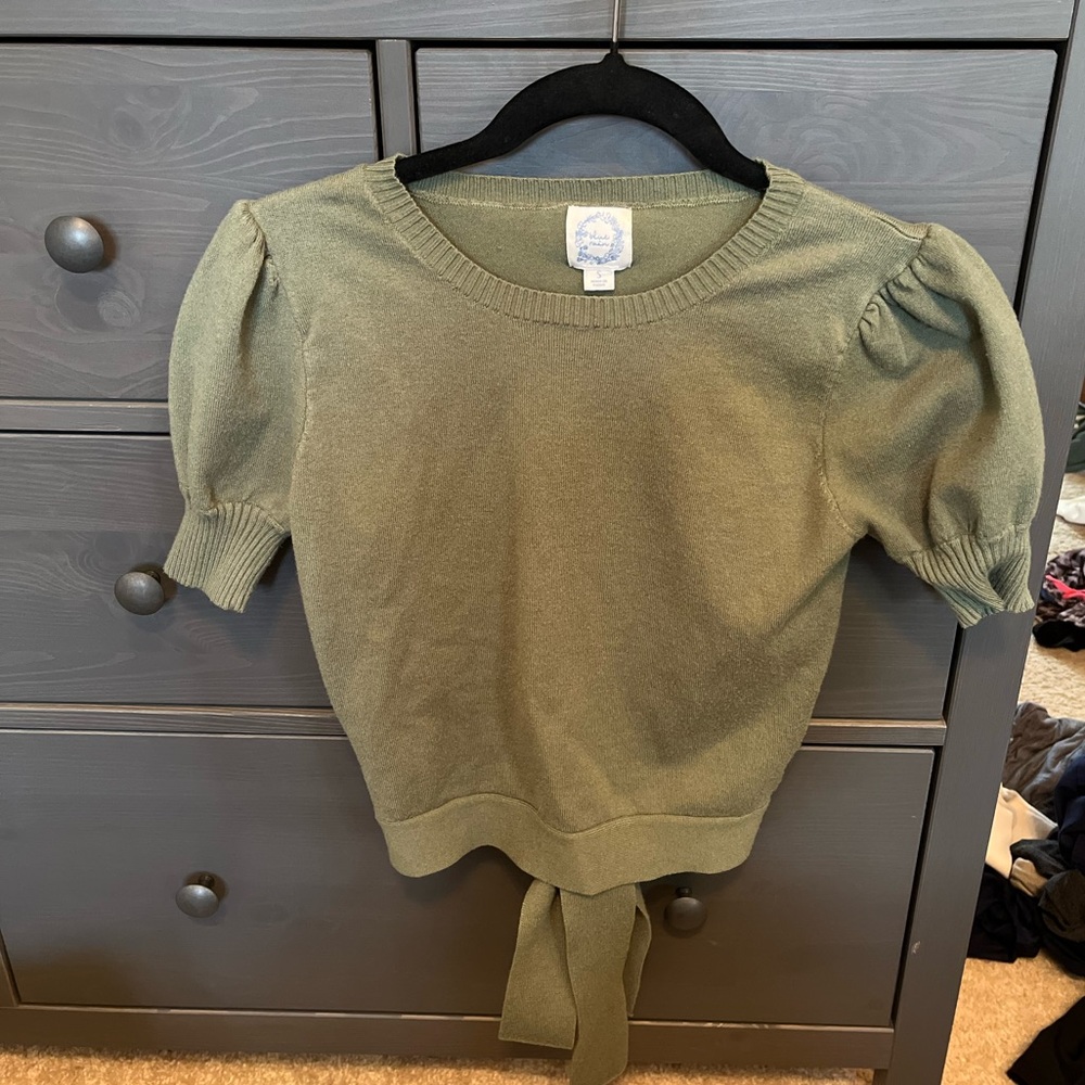 Small green crop top from Marshall’s